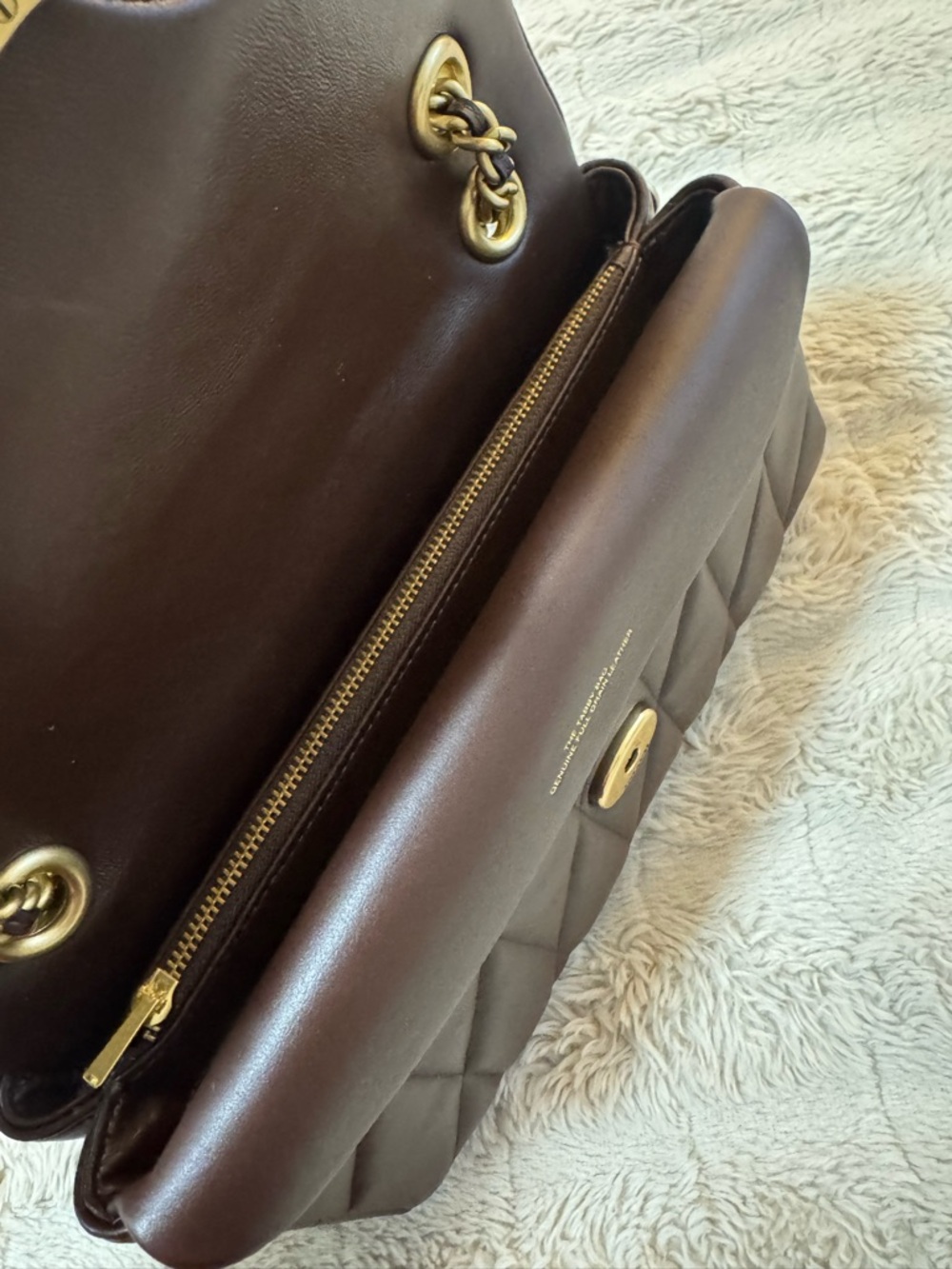 New with box COACH Tabby Shoulder Bag 26
With Pillow Quilting Brass/Maple $550 - Picture 5 of 11